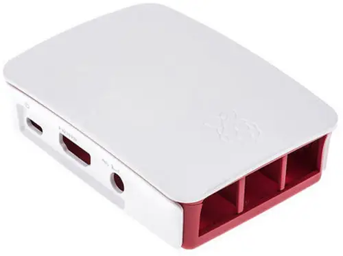 Raspberry Pi SBC-Gehäuse Geeignet für: Raspberry Pi B+, Raspberry Pi 2 B, Raspberry Pi 3 B, Raspberry Pi 3 B+ Rot, Weiß