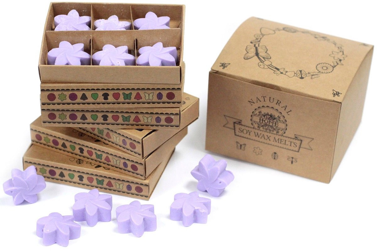 Ancient Wisdom Gift Set van 6 Wax Melts - Lavender Fields