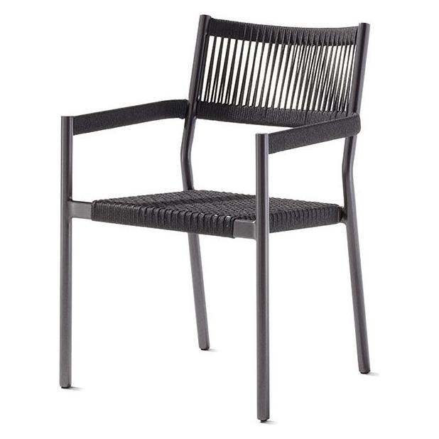 Sieger Rimini Stapelsessel Aluminium Eisengrau (531-G-G)