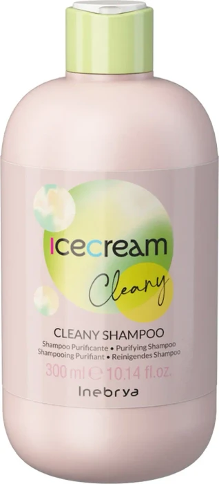 Inebrya Ice Cream Cleany Hair Shampoo Restoring Balance Of The Scalp 300Ml (Flüssiges Shampoo, 300 ml) (8008277263878)