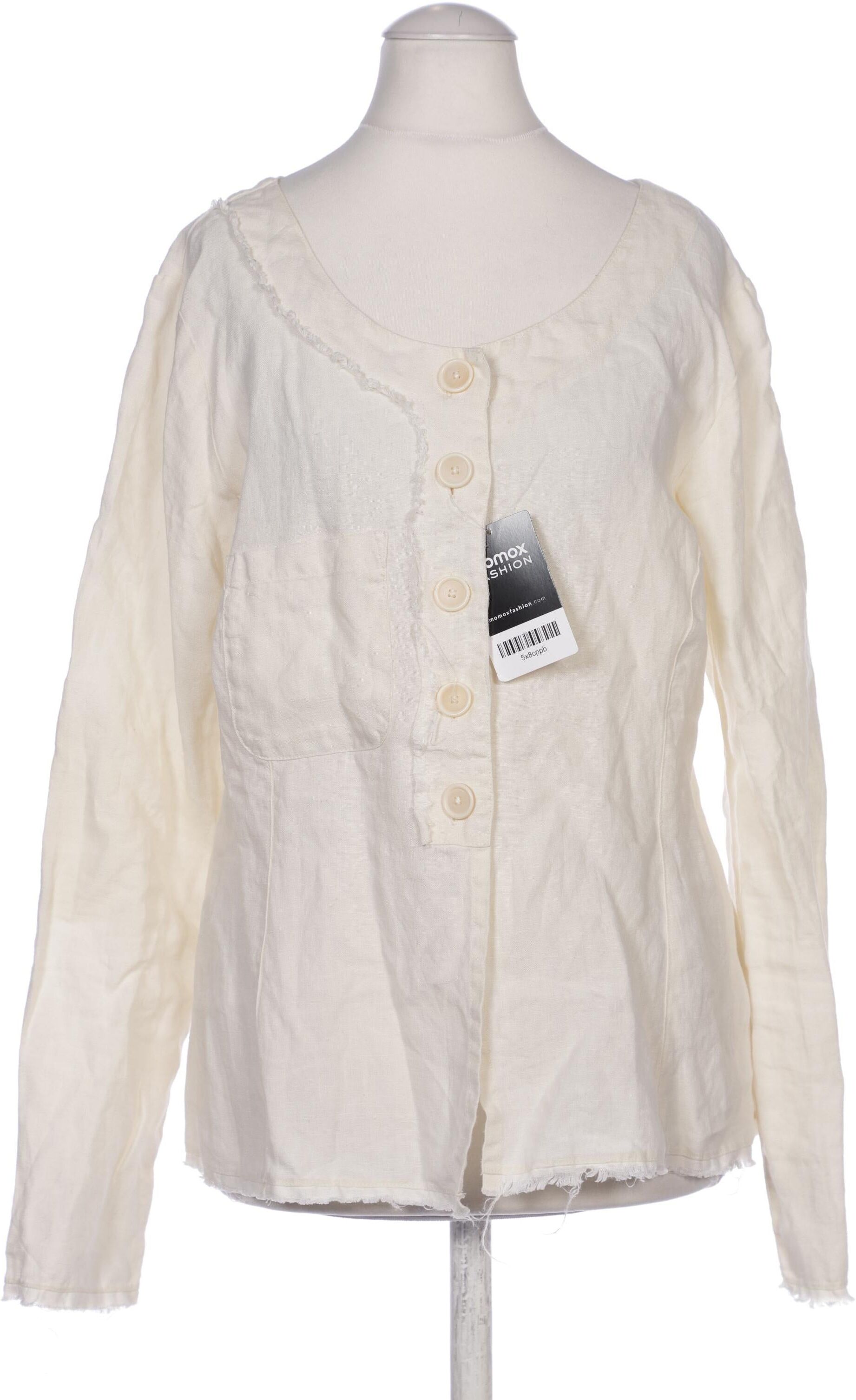 Ewa i Walla Damen Blazer, Cremeweiß, Gr. S, Leinen - Second Hand