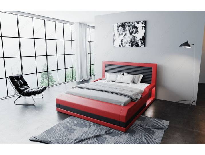 Wasserbett Treviso mit LED und klarer Linienführung