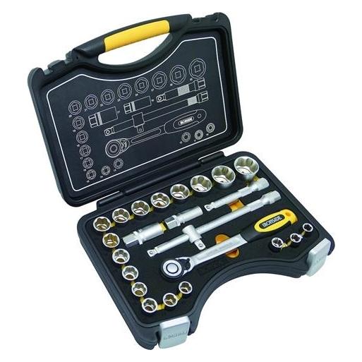 Ironside Profi Steckschlüssel-Set 24-tlg. 13 mm (1/2") Flank Drive (13 mm) (102679)