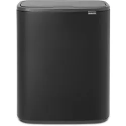 Brabantia Contenitore Touch Bo, Abfalleimer, Schwarz