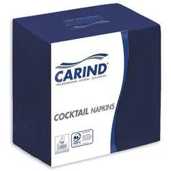 Carind Servietten, 24 x 24 cm, 2-lagig, 100 x 20 Stück, blau