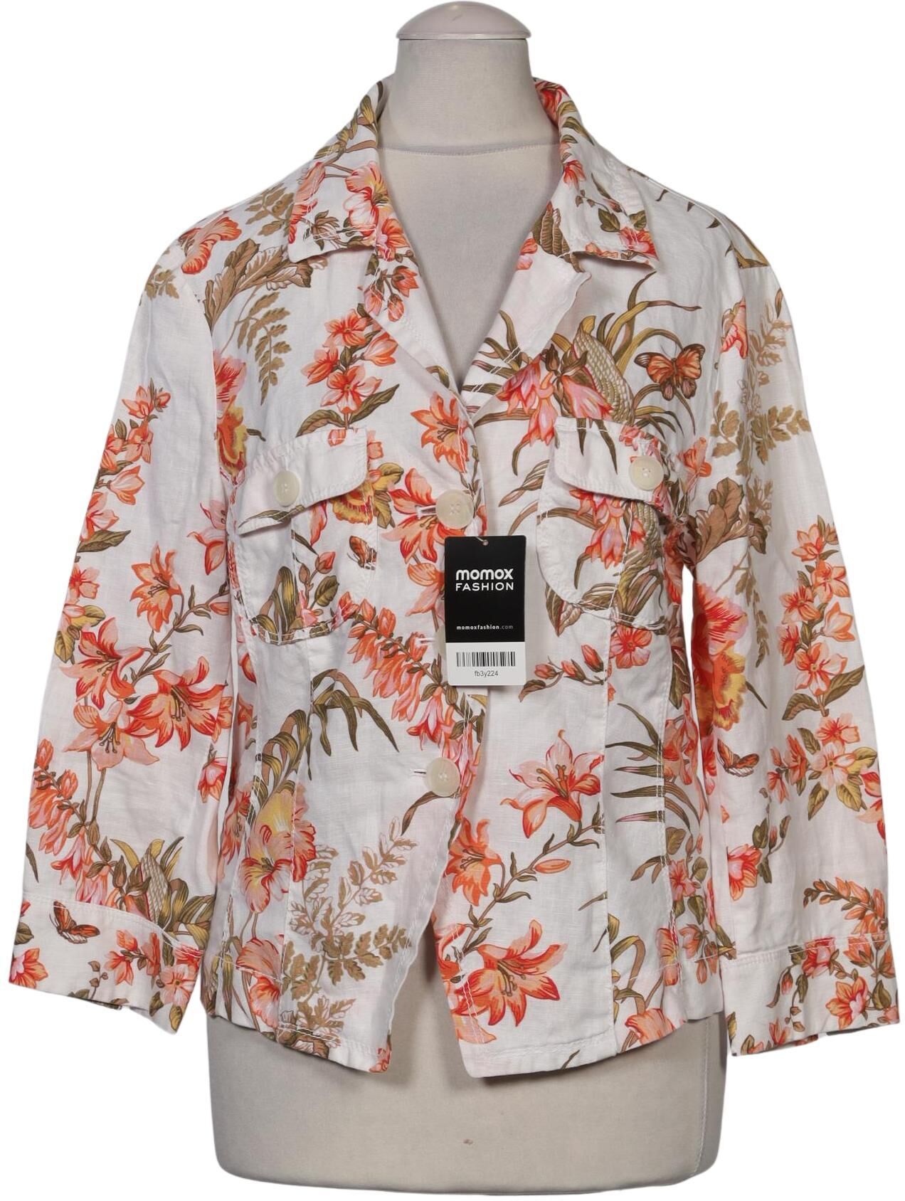 Public Damen Blazer, Mehrfarbig, Gr. EU 36, Leinen - Second Hand