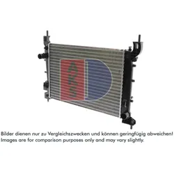 Kühler Motorkühlung AKS DASIS 080044N für Fiat Grande Punto Linea