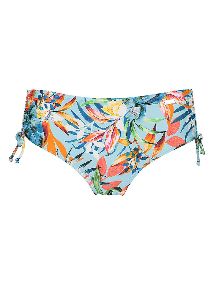 Venice Beach Bikini-Hose in Hellblau/ Bunt - 36