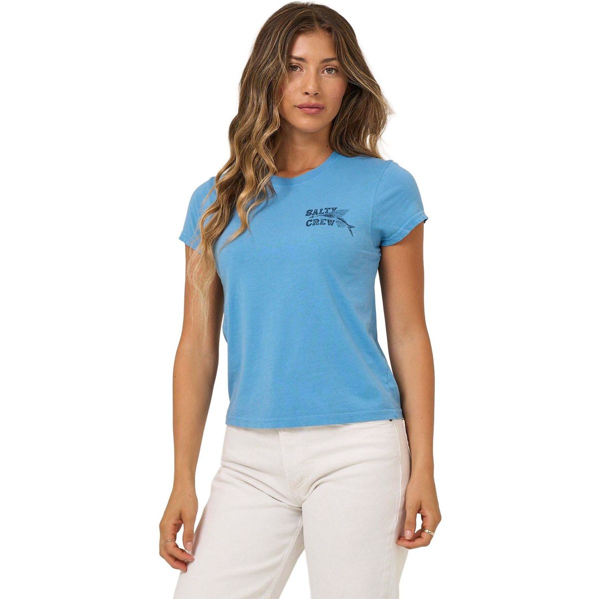 Salty Crew Flyer Modern Tee ash blue (ASHB) XS 25035156W-ASHB-XS
