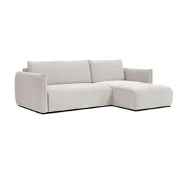 ECKSOFA TAUER 3-Sitzer links, perlweiß