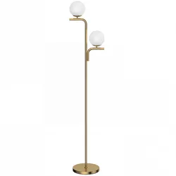 STEHLAMPE Stahl Glas Gold