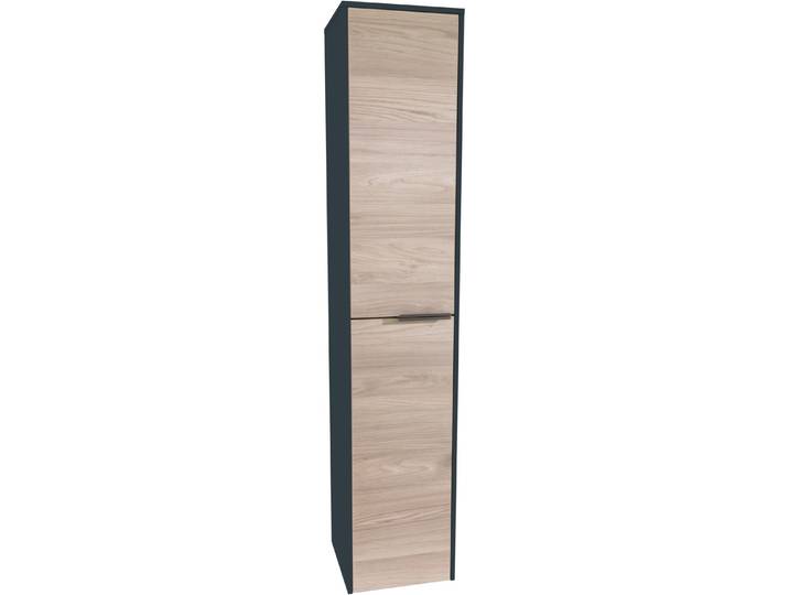 Hochschrank WELLTIME Novara , transparent (weiß, neutral), B:32,8cm H:163,3cm T:32cm, Holzwerkstoff, Schränke, Hochschrank