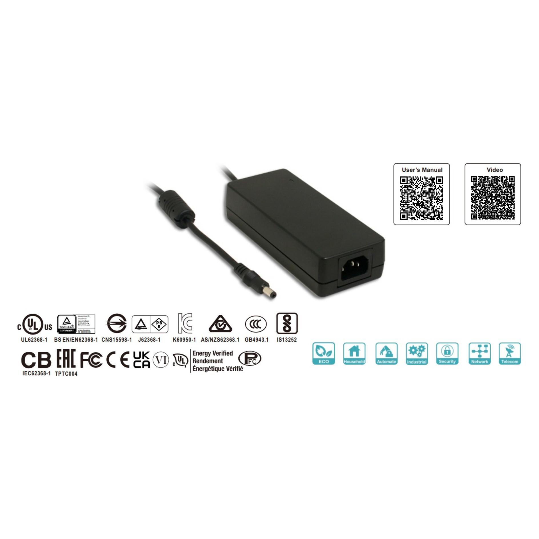 Synergy 21 GST90A19-P1M Netzteil & Spannungsumwandler (90 W) (GST90A19-P1M)