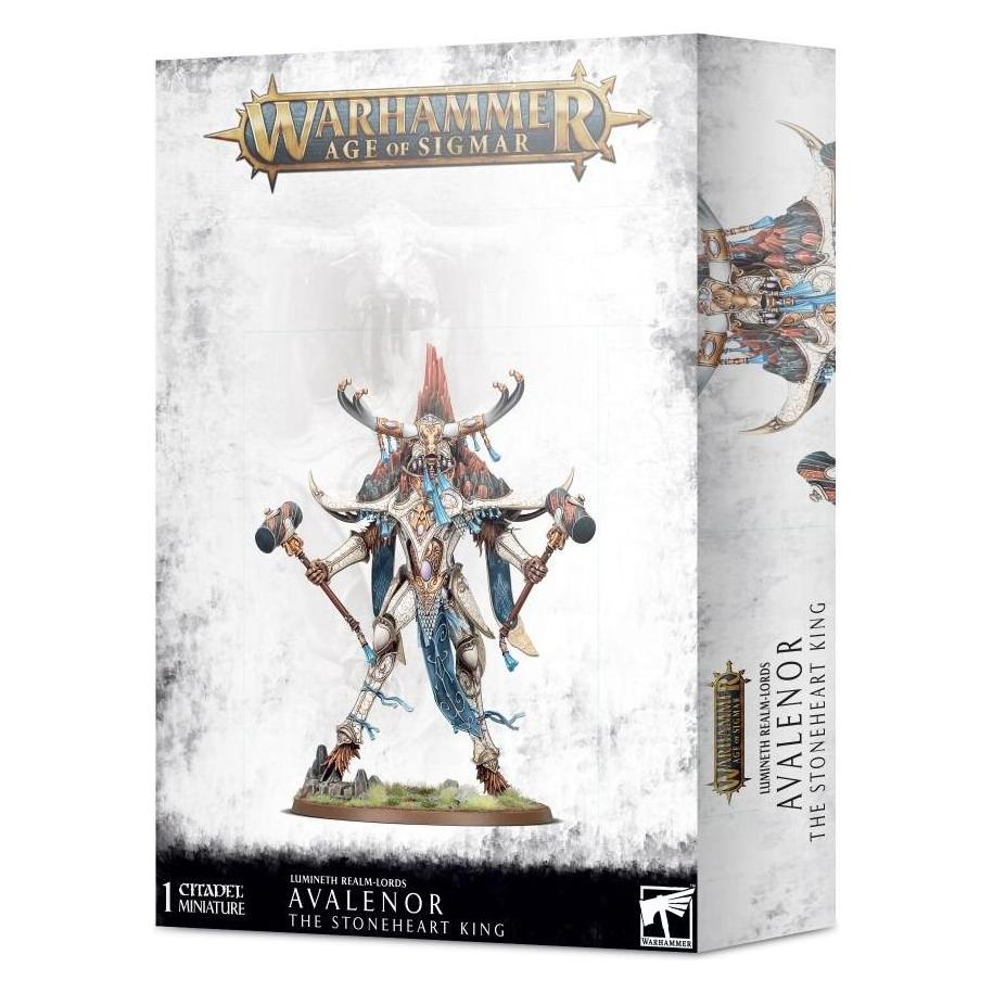 Games Workshop Lumineth Realm-Lords - Avalenor The Stoneheart King (Kunststoff) (87-56)