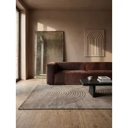 Teppich Pflegeleicht Braun 200x280 cm - MUOTA   Kadima Design