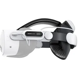 Bobovr Battery Head Strap E3 PRO for Meta Quest 3/3s, Zubehör VR + AR, Weiss, Schwarz