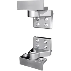 Rittal VX 8619051 Scharnier 180°, Serverschrank Zubehör, Grau