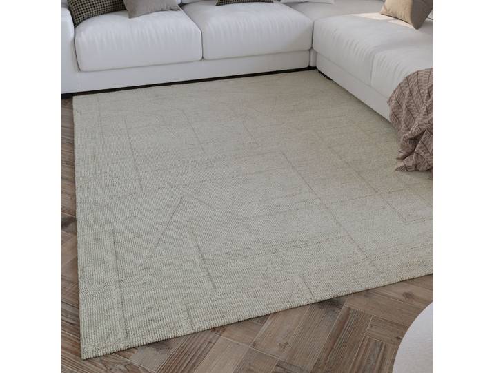 Wecon home Hamptons TWENTYEIGHT rechteckig 15 mm Höhe Läufer, Kurzflor, Wohnzimmer, Schlafzimmer, elegant, robust, Linear