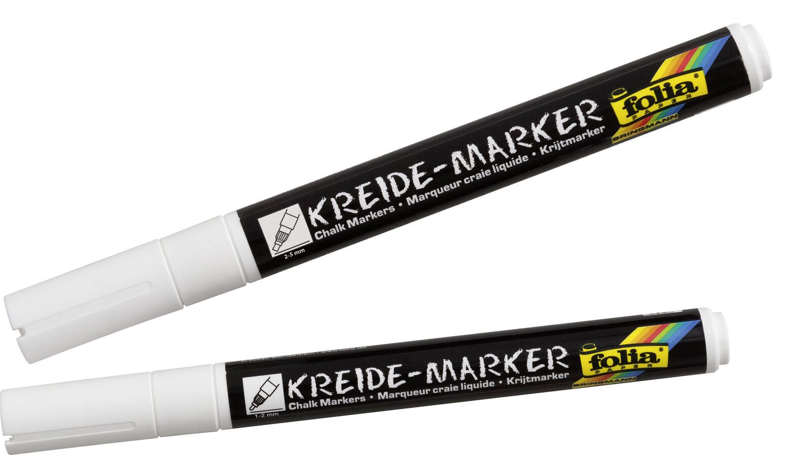folia Kreidemarker-Set 1.0 - 5.0 mm Weiß 390200