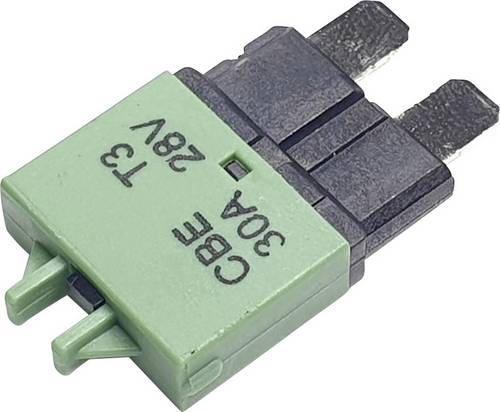 Hansor Circuit Breaker Standard, type 3, Manual Reset, 30A CBE3 Series 30A Sicherungsautomat Standard Flachsicherung 30A Grün 1St.