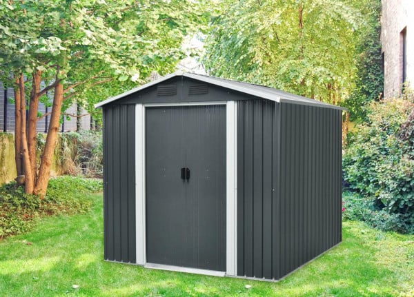 Pergart Tuinhuis Dresden II 86, Wit/Grijs, 3,66 m²