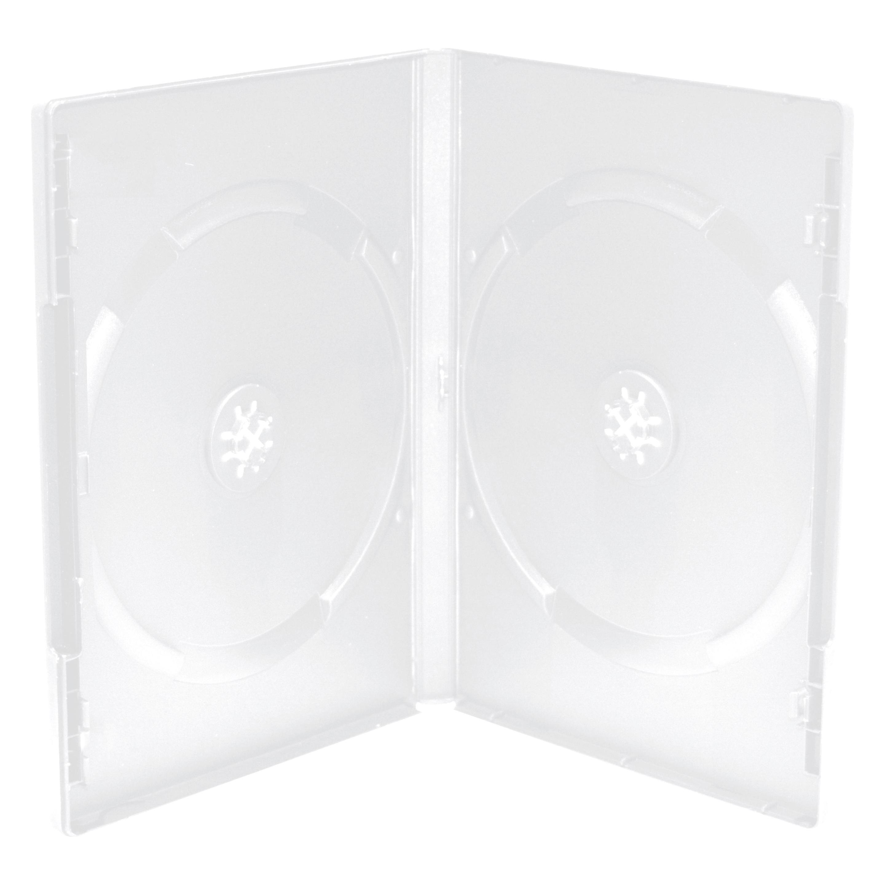 MediaRange 50 Stück DVD-Leerhülle für 2 Discs, maschinenfähig (BOX26-M)