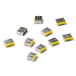 Smartkeeper USB-A Port Schloss UL03P1YL 10er Set Gelb ohne Schlüssel UL03P1YL
