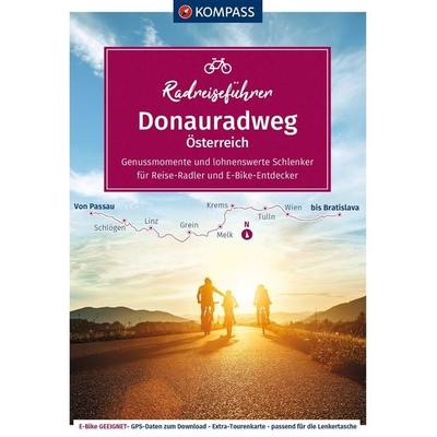 KOMPASS Radreiseführer Donauradweg Österreich, Gebundene Ausgabe von Ralf Enke, KOMPASS Freytag & Berndt, 978-3-99154-358-9