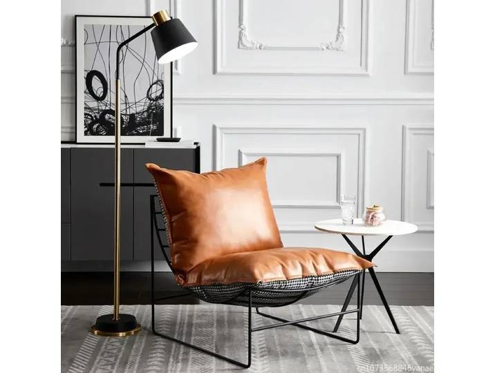Canapé Simple de luxe léger, moderne et Simple, pour salon, balcon, paresseux, loisirs, chambre à coucher, Style industriel rétro
