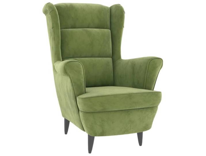 Fauteuil - mango - vert clair velours M12324062