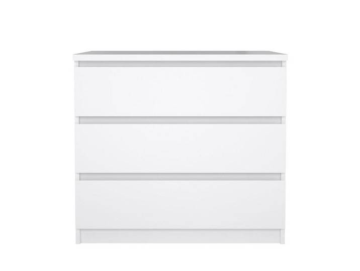 ebuy24 Kommode, Naia, Weiß, 77 x 50 x 68 cm, 3 Schubladen, 77x68x50 cm, Kleinmöbel, Kommoden, Kommoden
