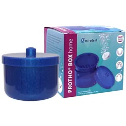 MIRADENT Protho Box Home blau Glitzer 1 St