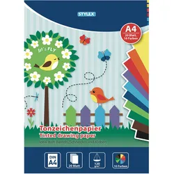 Stylex Hobby Tonzeichenpapier A4 20st.