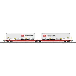 Märklin 47470 H0 Gelenk-Taschenwagen Sdggmrss 738 der DB AG (Spur H0)