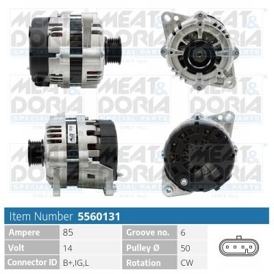 MEAT & DORIA Generator 5560131 für GM