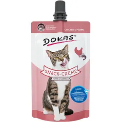 DOKAS Cat Snack-Creme Katzen-Snack Huhn Garnele