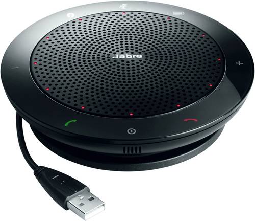 Jabra SPEAK 510 UC Konferenzlautsprecher Bluetooth, USB-A (USB 2.0) Schwarz