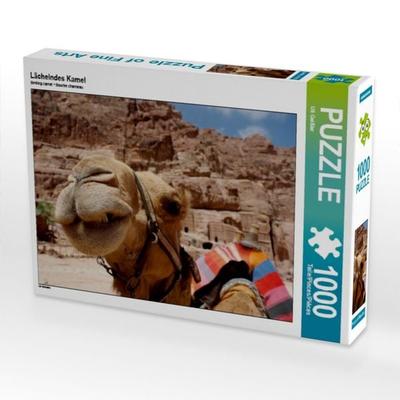 CALVENDO Puzzle Lächelndes Kamel | 1000 Teile Lege-Größe 64x48cm Foto-Puzzle für glückliche Stunden