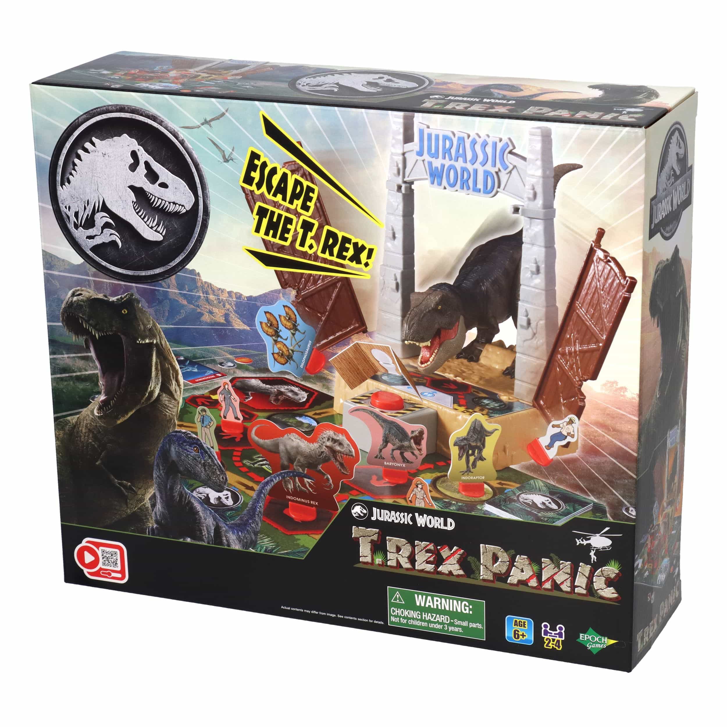 EPOCH Games 7514 Jurassic World - T-Rex Panic bis zu 4 Spielern ab 5 Jahr(e)