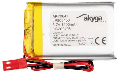 Akyga LP803450 Akkupack x Spezial-Akku LiPo 3.7V 1500 mAh