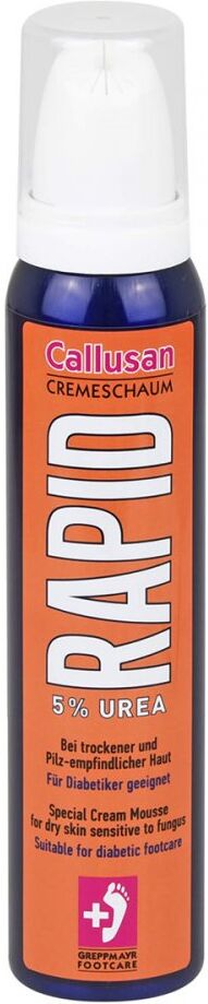 Callusan Rapid 5% Urea Cremeschaum 125 ml