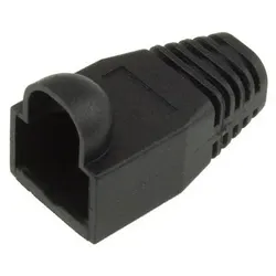 ACT RJ45 black boot for 6.5 mm cable. Color: Black Cable boot rj45 6.5mm black, Server Zubehör, Schwarz