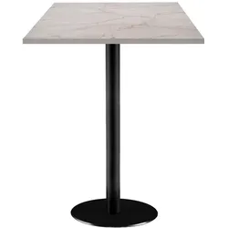 RestooTab - Stehtisch Rome 60x60cm Dekor Marmor yule