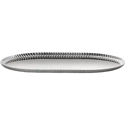 Pleats Serviertablett Edelstahl