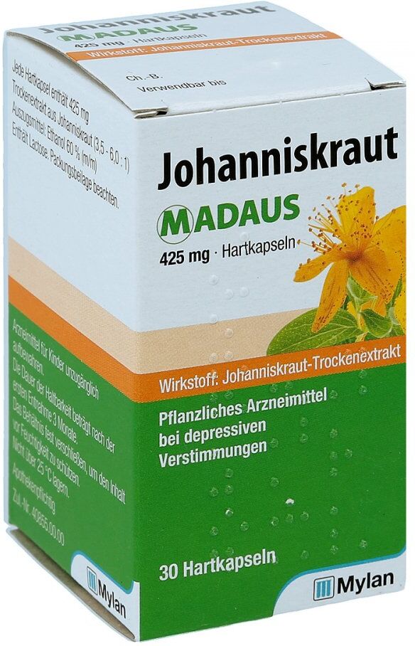 Johanniskraut Madaus 425 mg Hartkapseln