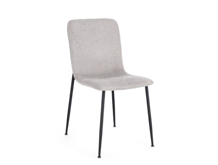 Set 4 chaises gris clair
