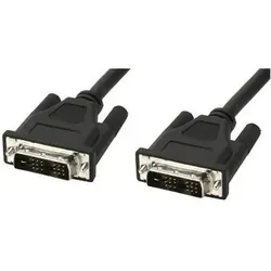 Techly ICOC-DVI-8050 DVI-Kabel 5 m DVI-D Schwarz