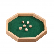 Philos Würfelbrett - Octagon - Würfelteller - achteckig 269421