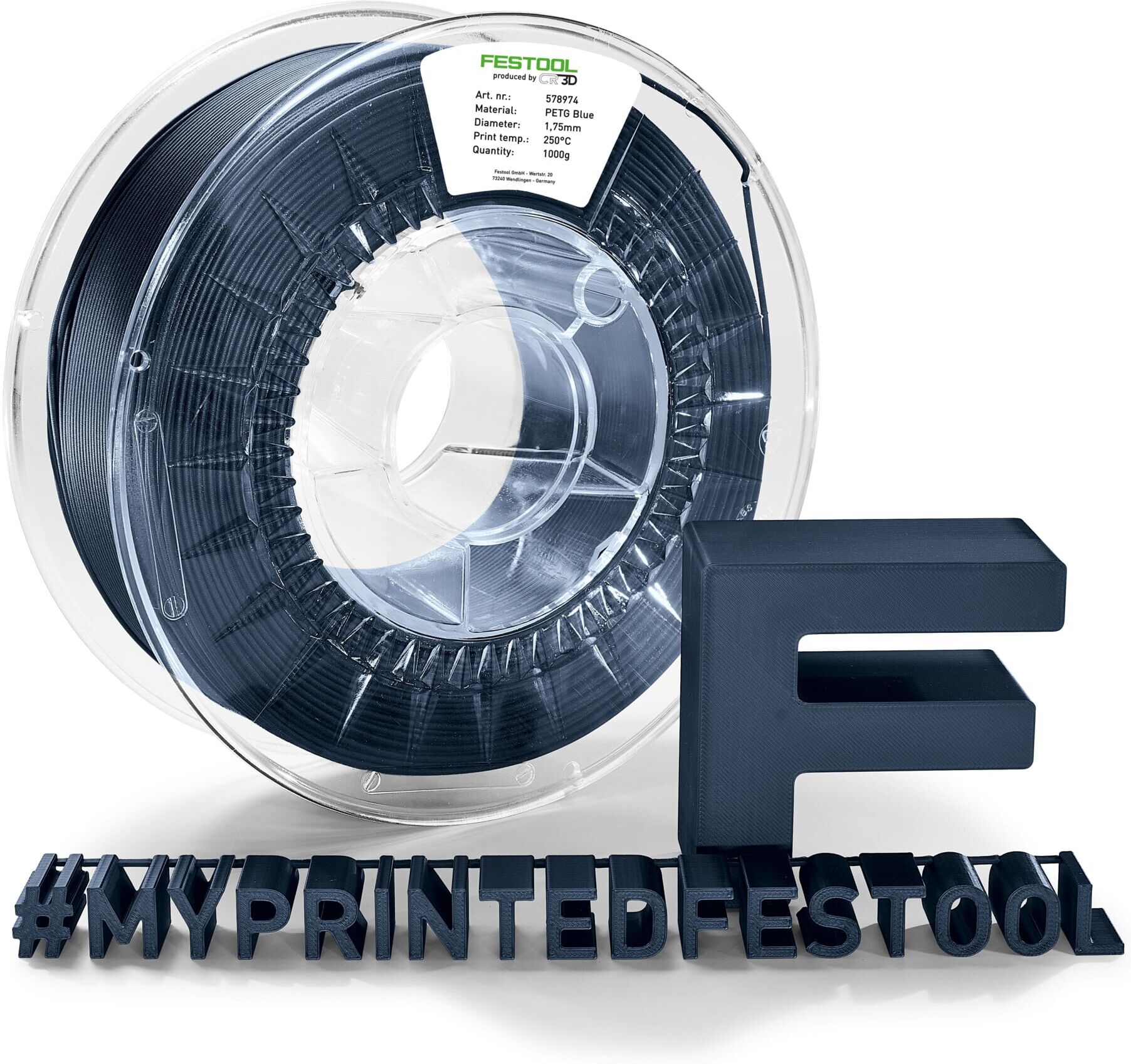 Festool Filament FIL-BL 1,75 mm PETG dunkelblau (578974)