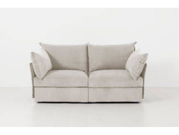 Zweisitzer-Sofa Model 06, Kreideweiß